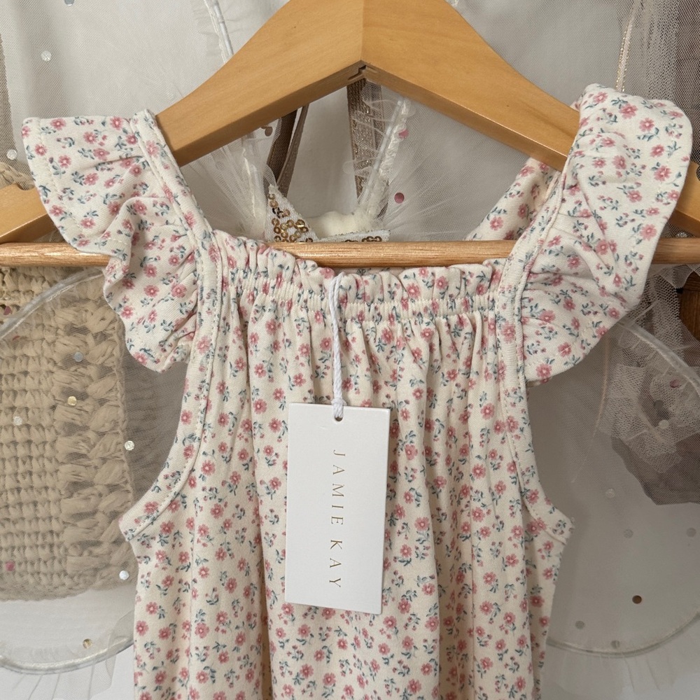 Jamie Kay Floral Ruffle Kids Dress - Picture 2 of 4